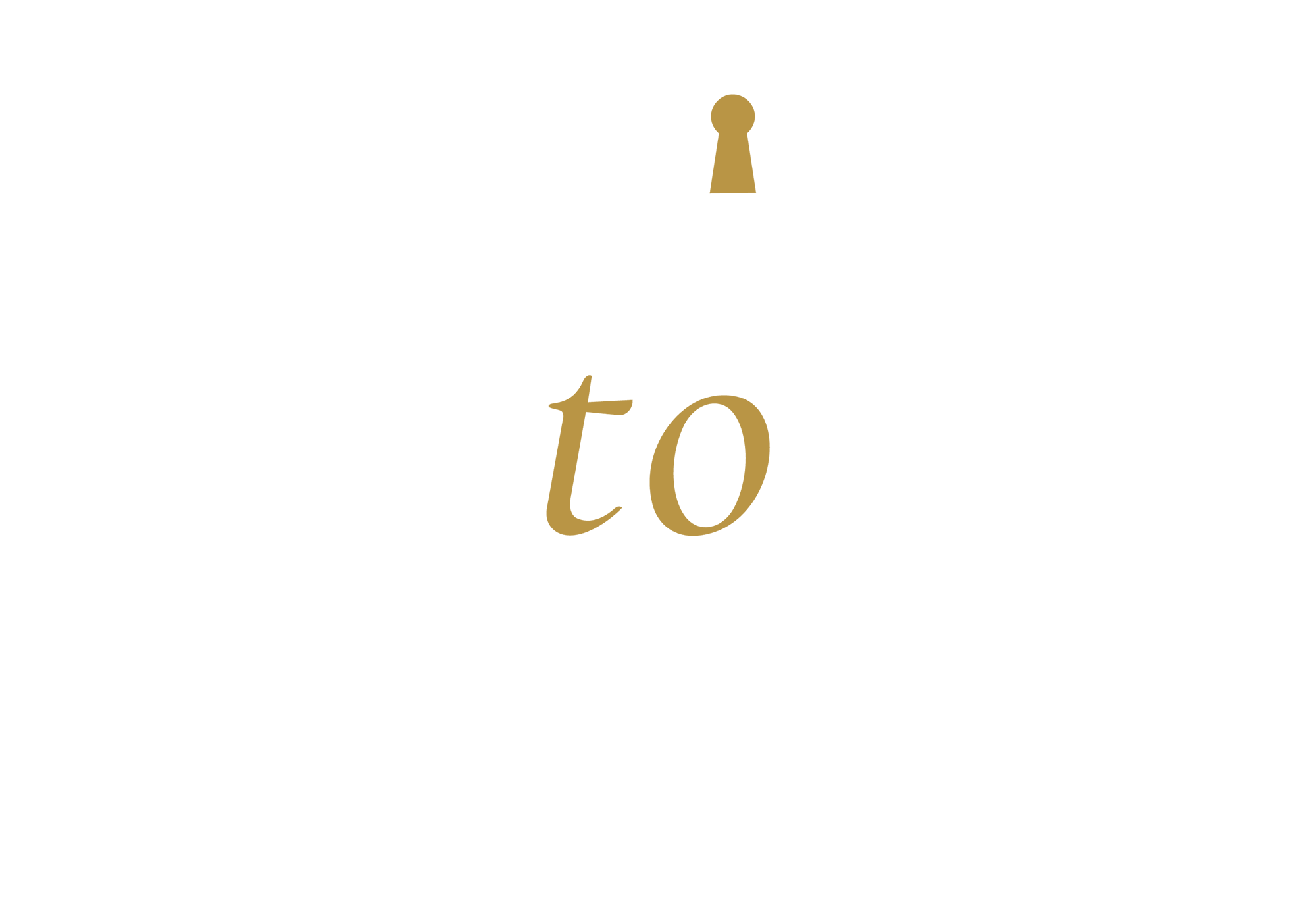 Cross to Keys - Tiffanie Cross - Logo White (ver. 2)